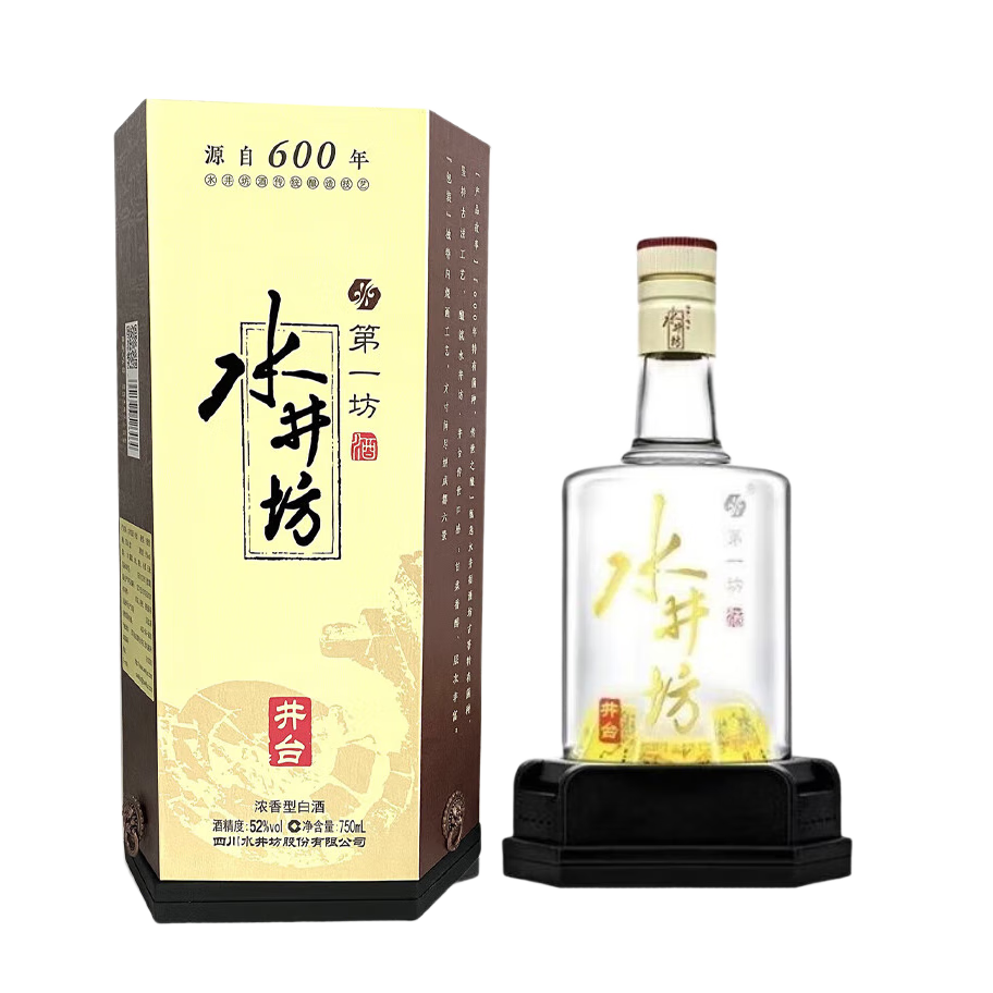 水井坊 井台 52° 浓香型白酒 750ml 549元(需领券)