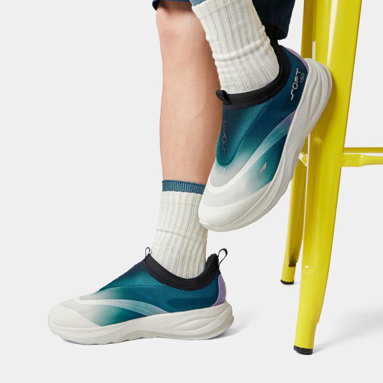 李宁 SOFT GO 2丨一脚蹬鞋夏季透气百搭运动鞋低帮潮流休闲鞋 (LV005款)-63 109元