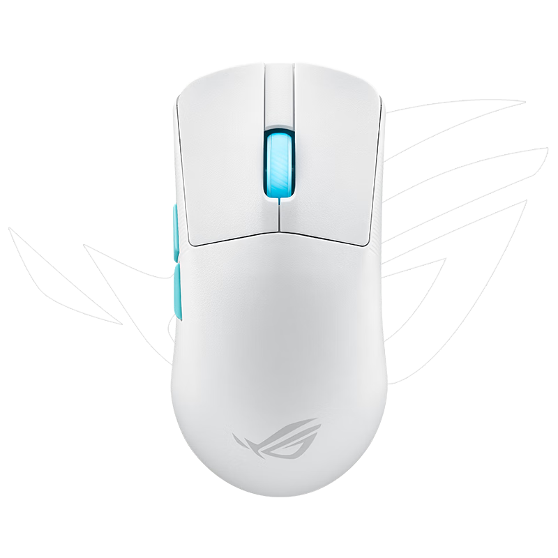 ROG/华硕 龙鳞Ace X AimLab合作版鼠标 月曜白 444.6元
