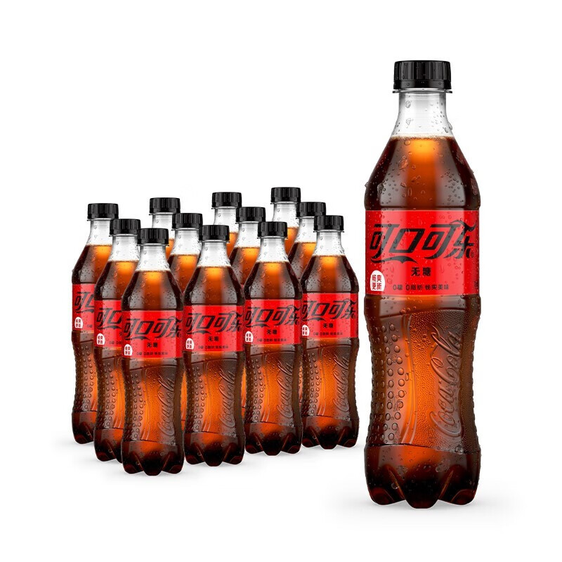 Fanta 芬达 可口可乐（Coca-Cola）碳酸汽水饮料 500ml 零度可乐500ml*12瓶 13.75元（