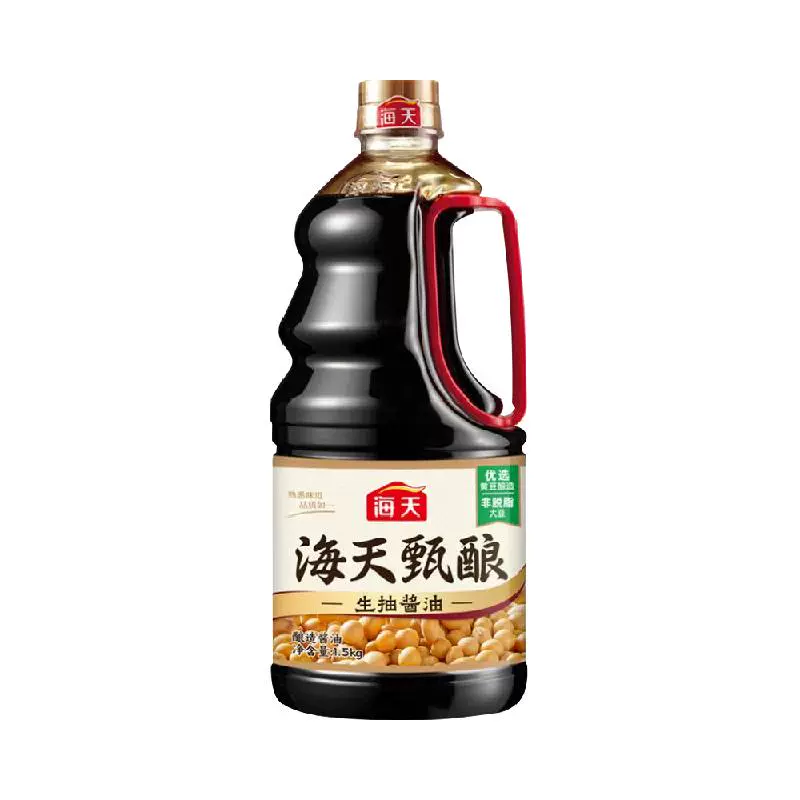 海天 甄酿生抽酱油1.5kg ￥8.45