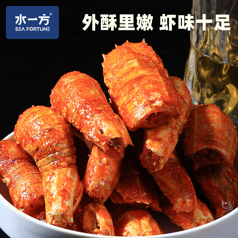 水一方 香辣琵琶虾 120g *6袋 5.67元（需买6件，需用券）