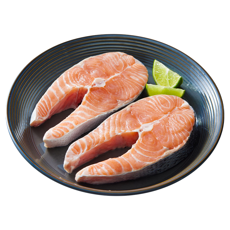 美威 冷冻三文鱼排 800g 4-6片装