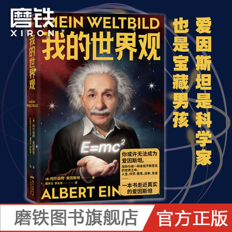 百亿补贴：我的世界观 一本书走近真实的爱因斯坦自传的大脑 科学家人物