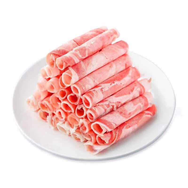 新鲜冷冻调理羊肉卷 500g 50元