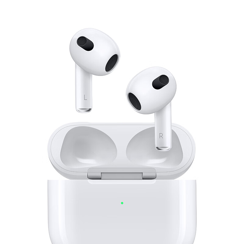 Apple/苹果【24期免息】AirPods (第三代) 配MagSafe无线充电盒苹果蓝牙耳机适用iP