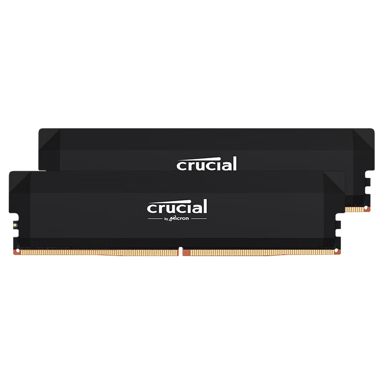 Crucial 英睿达 Pro系列 DDR5 6400Hz 台式机内存条 32GB（16GB×2） 619元包邮（晒单