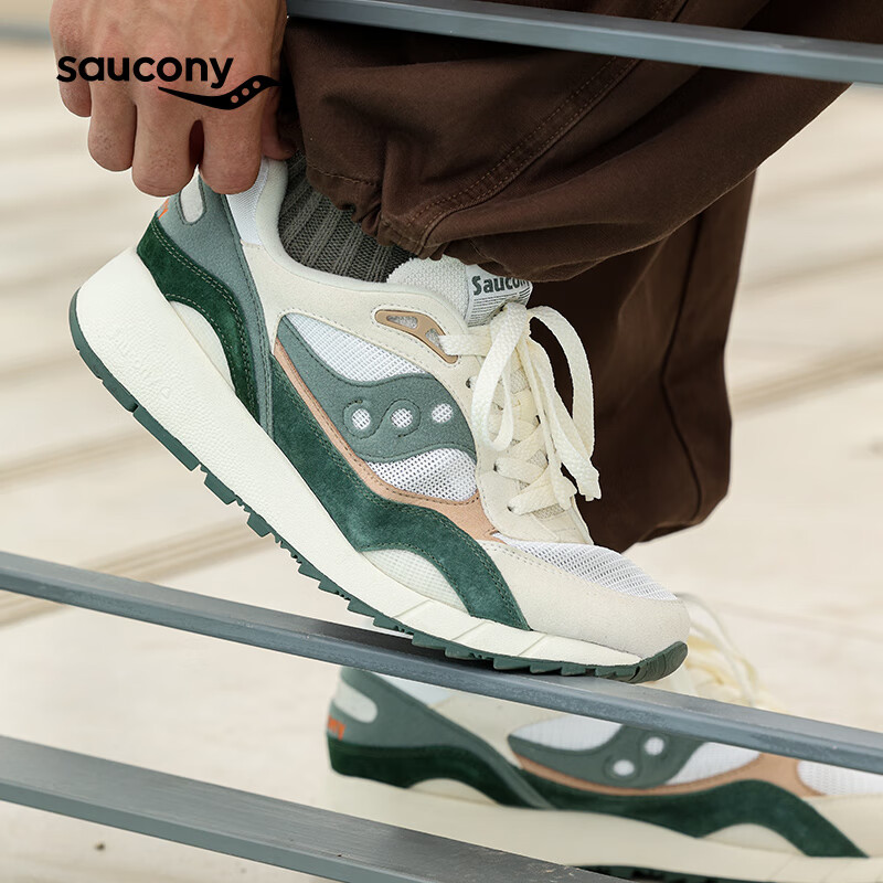 PLUS会员：saucony 索康尼 SHADOW6000 男女款运动休闲鞋 S79033 356.55元（需用券）