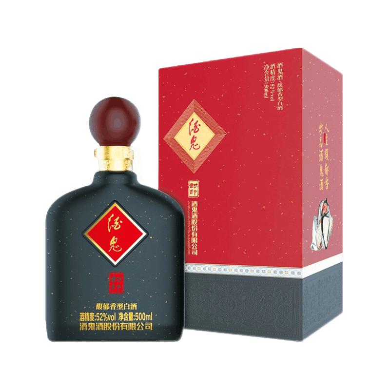酒鬼 馥郁香型 高度白酒 盒装 52%vol 500mL 198元