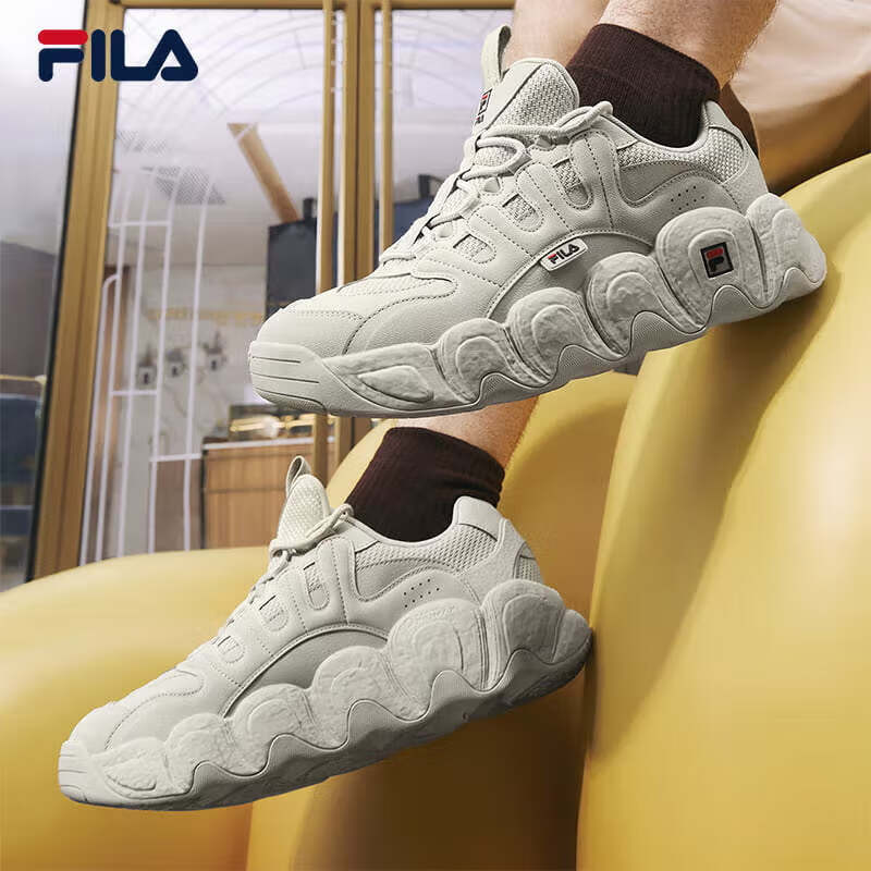 FILA 斐乐 张艺兴同款 男款休闲老爹鞋 100116103202 398.61元（需用券）