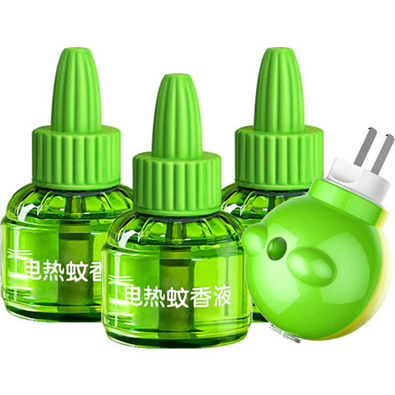 plus会员、需首购、概率券:青蛙王子 防蚊液 45ml*3瓶+1器 12.43元包邮