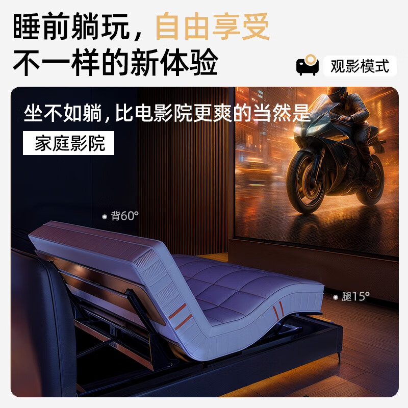 乐歌 梦享家B507 电动升降床起背器 1.5*2米 仅床架 400.26元