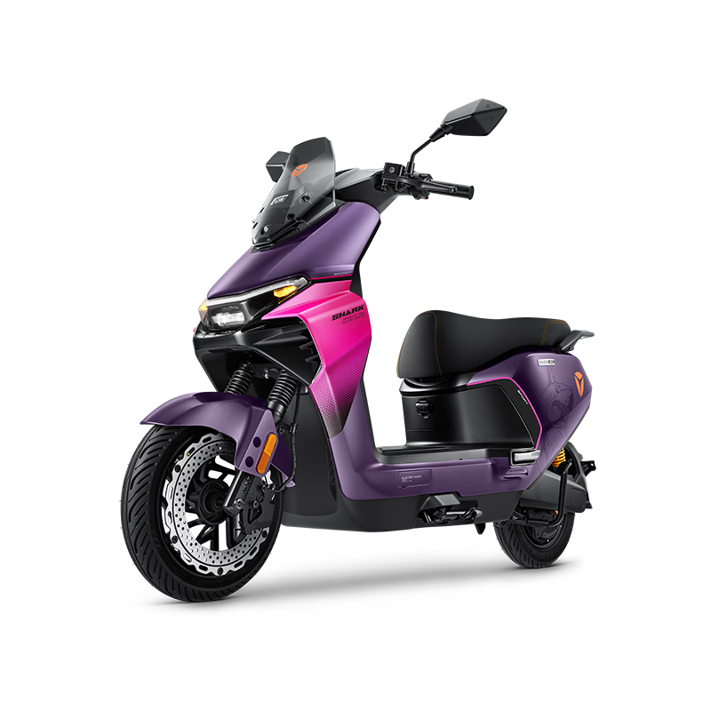 雅迪冠能白鲨二代电动摩托车 90S-M 智能长续航 4849元