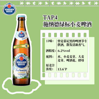 施耐德 施纳德精酿啤酒 500mL×6瓶 进阶组合 中秋礼品德国 117.45元 - 86线报 施耐德 施纳德精酿啤酒 500mL×6瓶 进阶组合 中秋礼品德国 117.45元 - 86线报