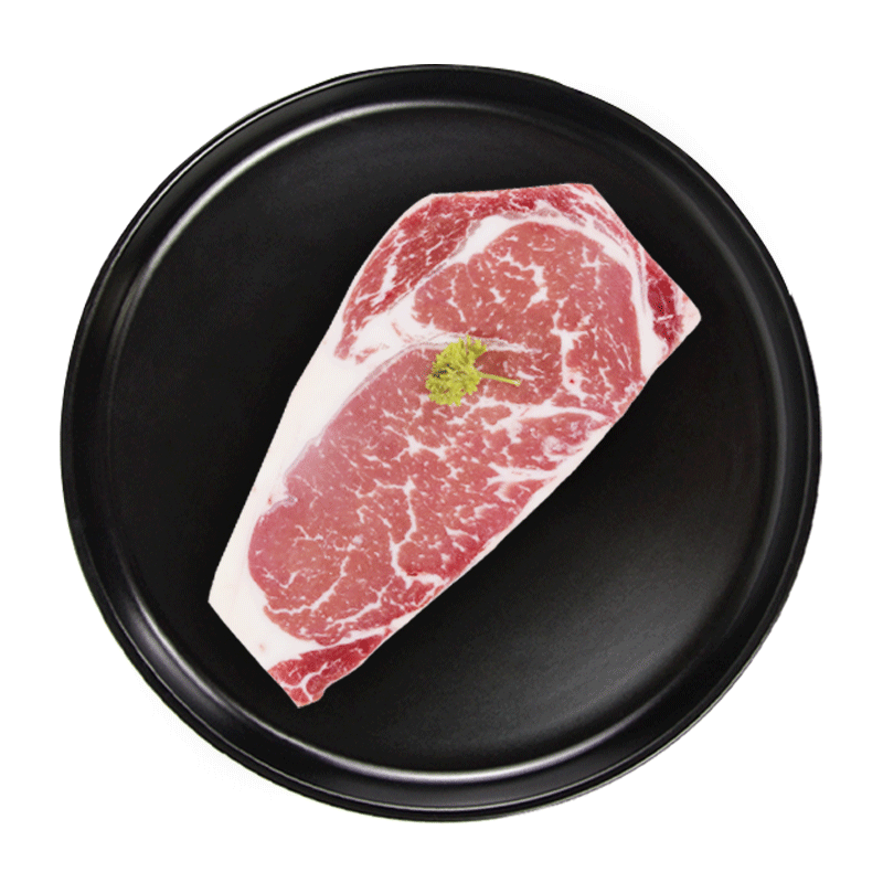 PLUS会员、再降价：恒都 国产谷饲眼肉原切牛排 450g/袋*3件 52.78元（需领券，