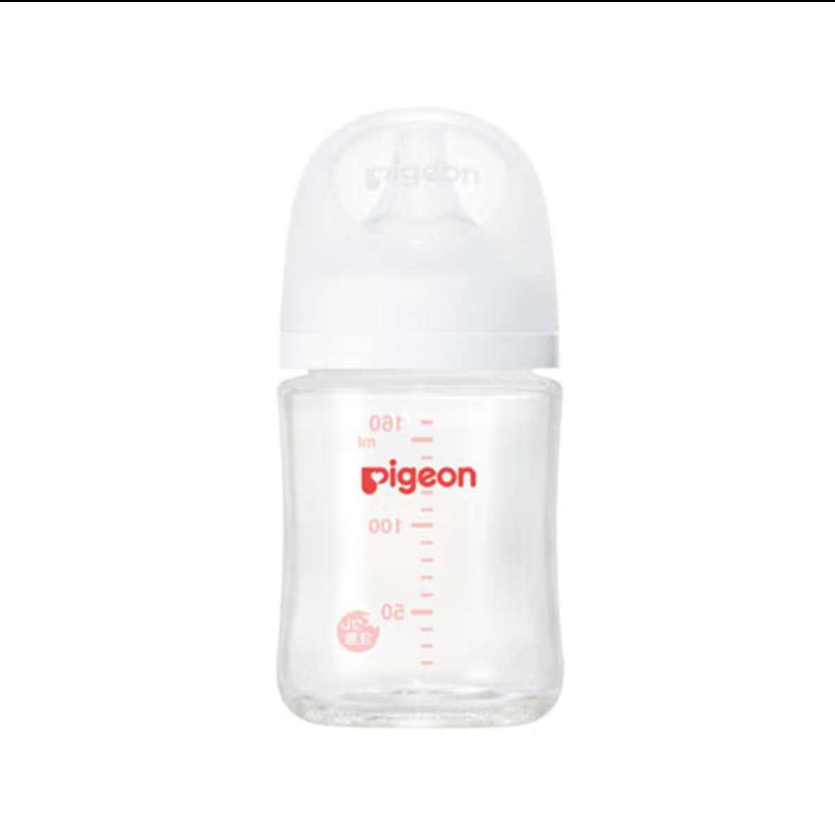 25日20点:贝亲Pigeon 玻璃奶瓶 宽口径自带SS号160ml 27元