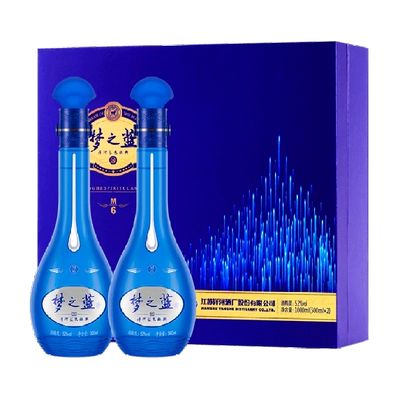 88vip：洋河 梦之蓝M6-52度礼盒500ml*2瓶 993.9元（充卡更低）