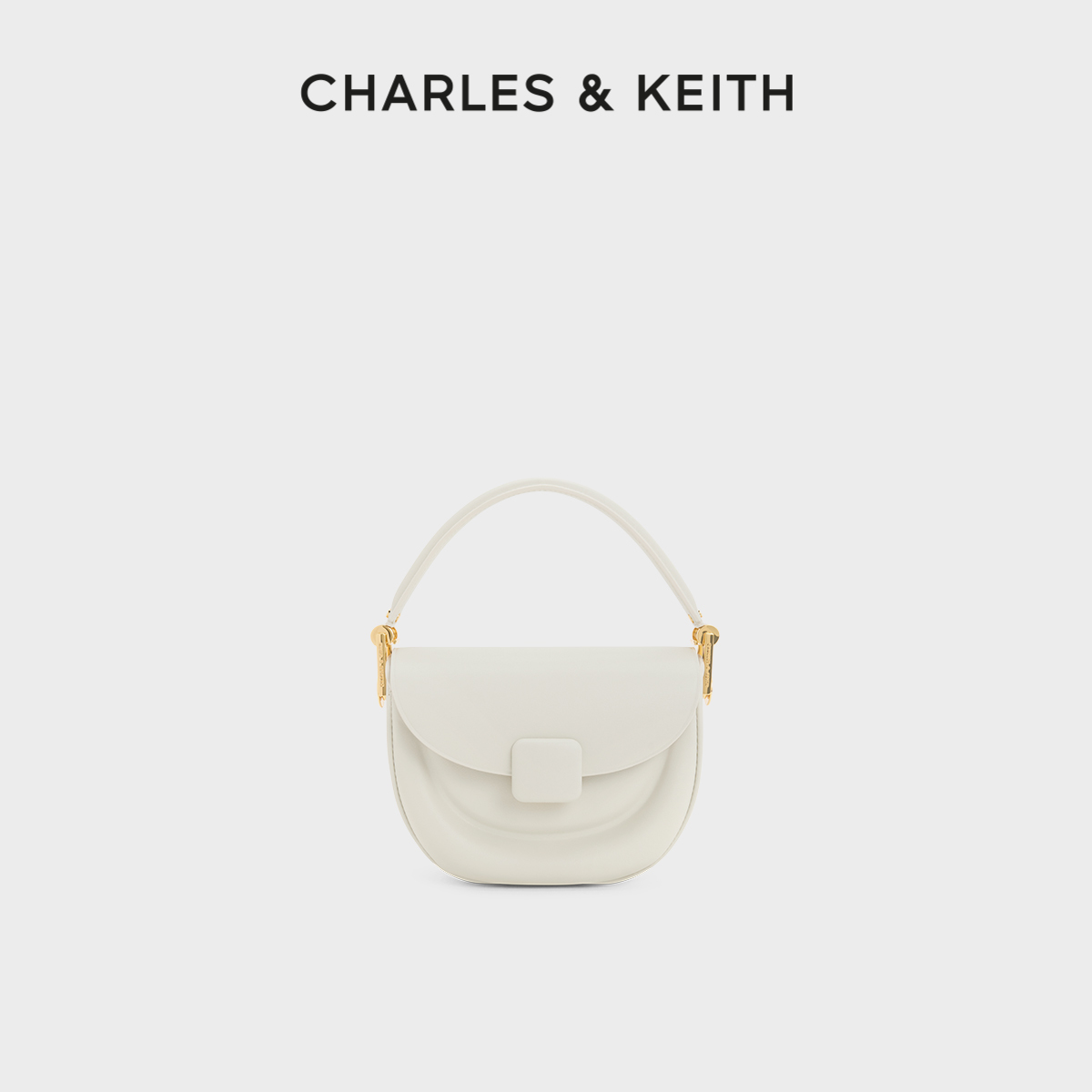 CHARLES & KEITH CHARLES&KEITH秋冬女包CK2-50151315通勤单肩斜挎包KOA马鞍包女 313元