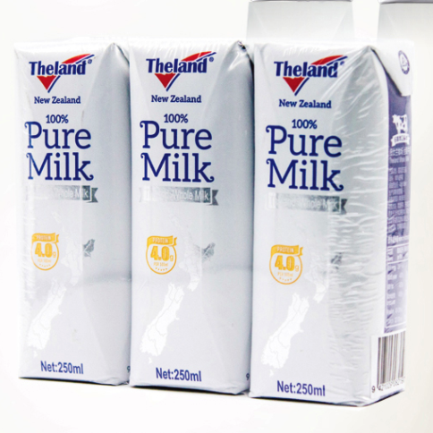 88VIP：Theland 纽仕兰 4.0g蛋白质 全脂纯牛奶250ml×24盒 60.07元（需用券）