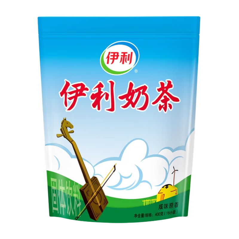 PLUS会员：伊利 奶茶 经典咸味原香 蒙古草原特色 400g 15.68元
