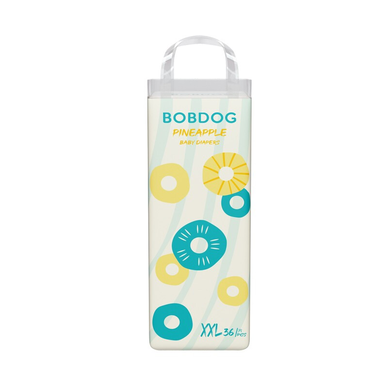 BoBDoG 巴布豆 全尺码同价 BoBDoG 巴布豆 菠萝系列 纸尿裤 XXL36片 30.55元（需买3