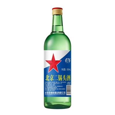 北京二锅头 大绿 42度清香型 500ml*1瓶 4.75元