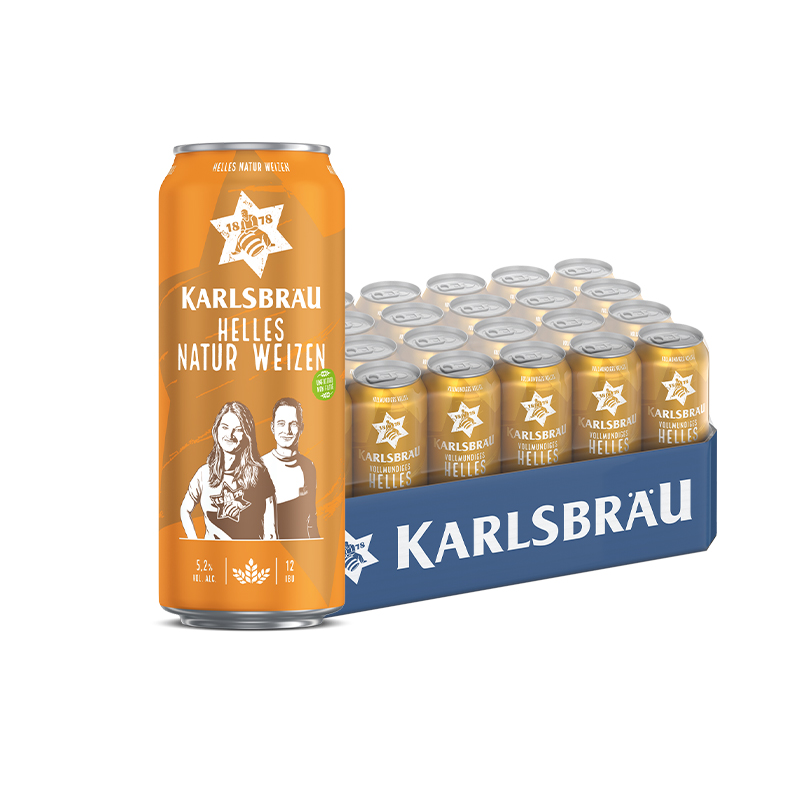 KARLSBRAU 卡斯布鲁 小麦啤酒 500ml 129元（需用券）