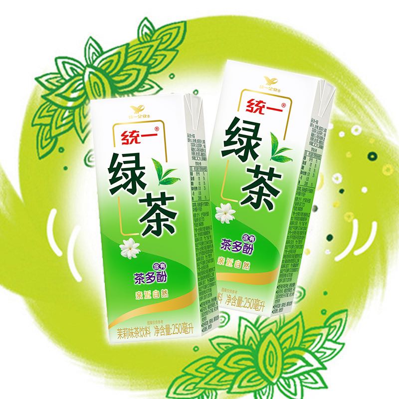 统一 绿茶 茉莉味 250ml*15/箱 整箱装 6.86元