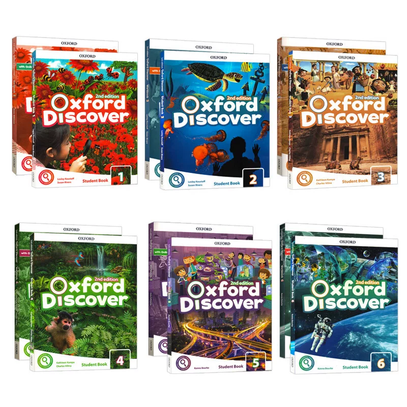 oxford discover 新版第二版牛津少儿英语教材oxforddiscover 1-6 50元 - 清风线报