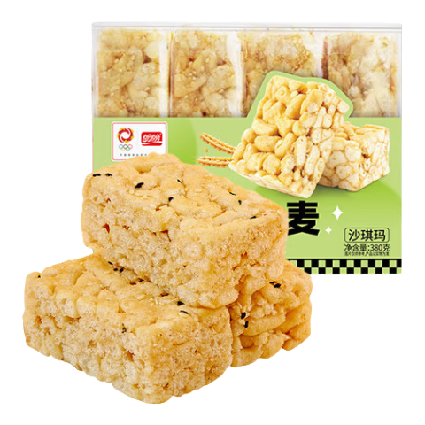盼盼 全麦沙琪玛380g 4.9元（需用券）
