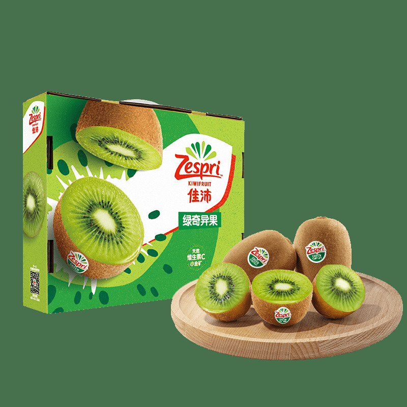 zespri佳沛新西兰绿奇异果10个装单果重约8089g6件1494元包邮合249