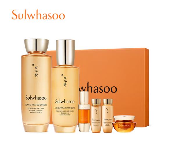 Sulwhasoo 雪花秀 人参焕颜水乳套盒赠人参水100ml+人参乳100ml+人参精华16ml 1090