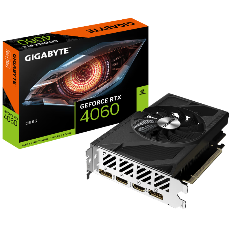 GIGABYTE 技嘉 RTX4060 D6单风扇 2349元（需用券）