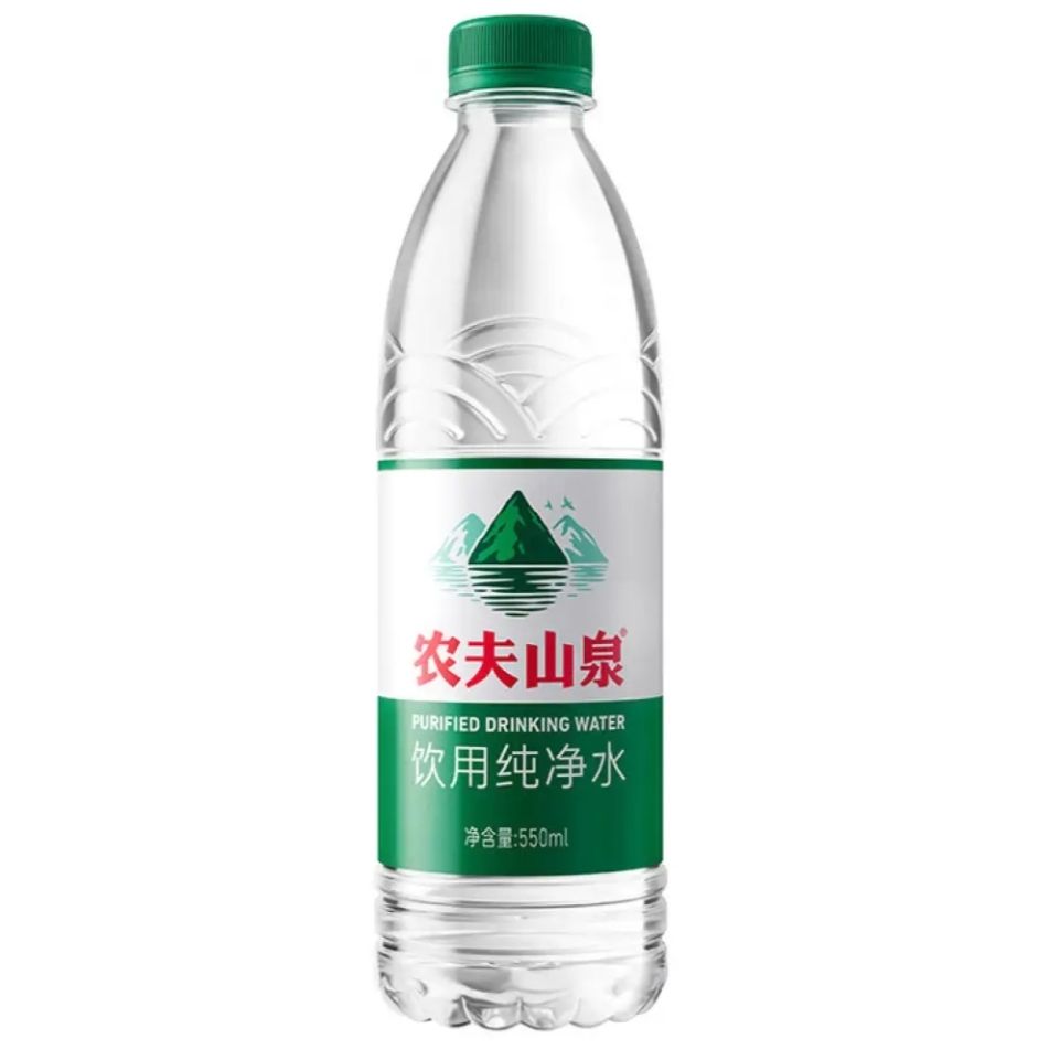 PLUS会员：农夫山泉 饮用纯净水 550ml*24瓶/箱 25.84元包邮(双重优惠后)