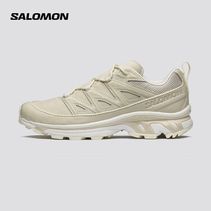 salomon 萨洛蒙 SPORTSTYLE系列 XT-6 EXPANSE LTR 中性麂皮越野跑鞋 472948 香草色 38 113