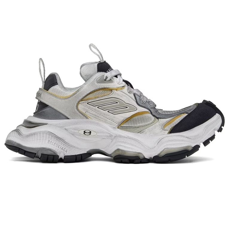BALENCIAGA 灰色 & 白色 Cargo 运动鞋 7.3折 $949（约6879.87元）
