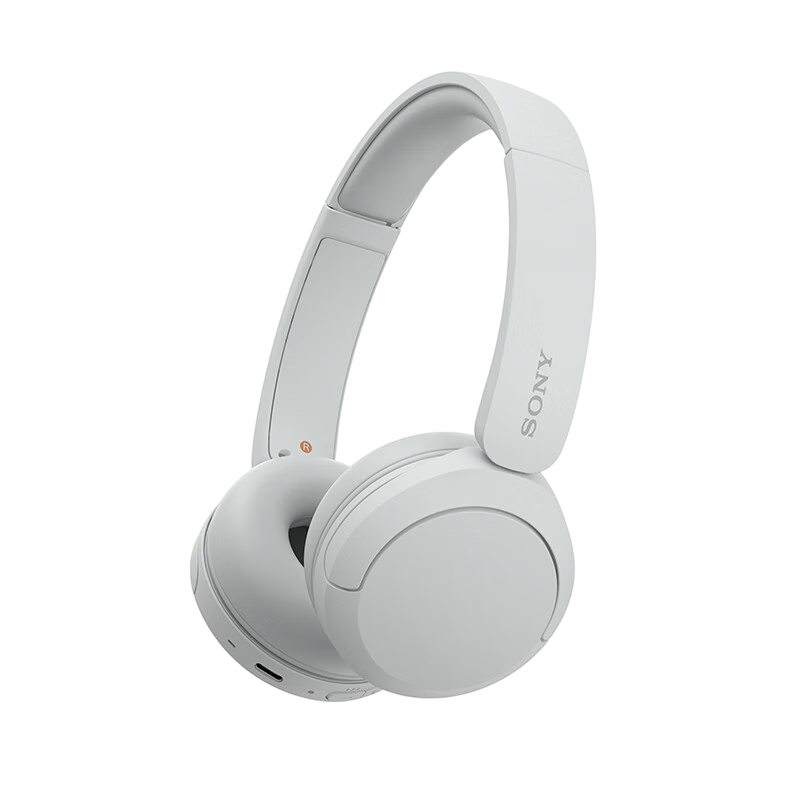 索尼（SONY）WH-CH520 舒适高效无线头戴式蓝牙耳机 舒适佩戴 音乐耳机 白色 24