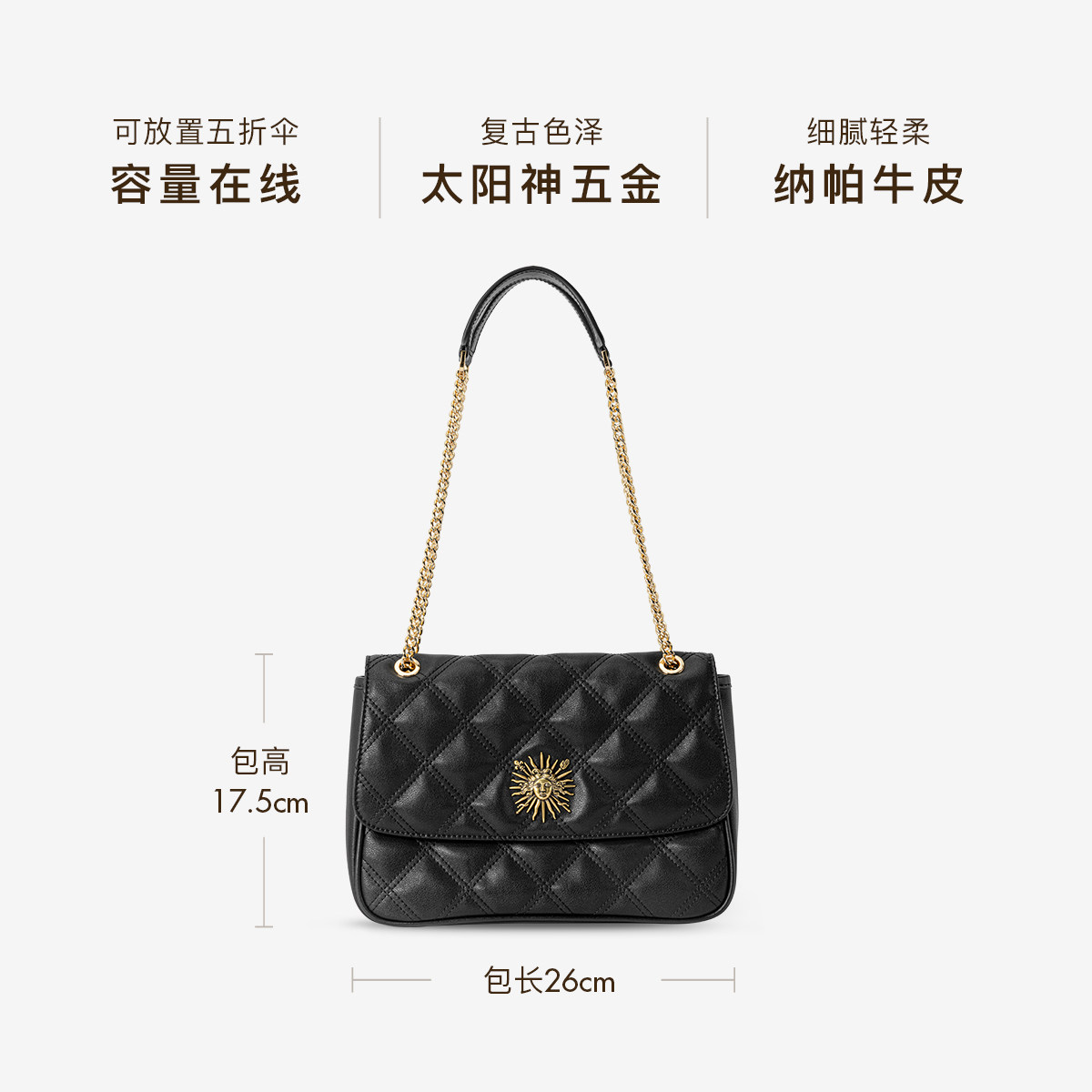 VANESSA HOGAN 茵然系列 青年单肩包 VH2309248020401 553元