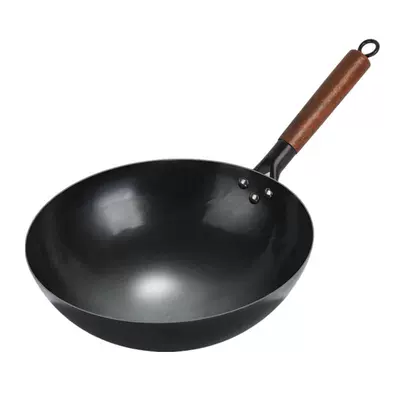 Zhangqiu iron Wok 章丘铁锅 家用手工老式炒锅 30CM 59元包邮 （需用券）