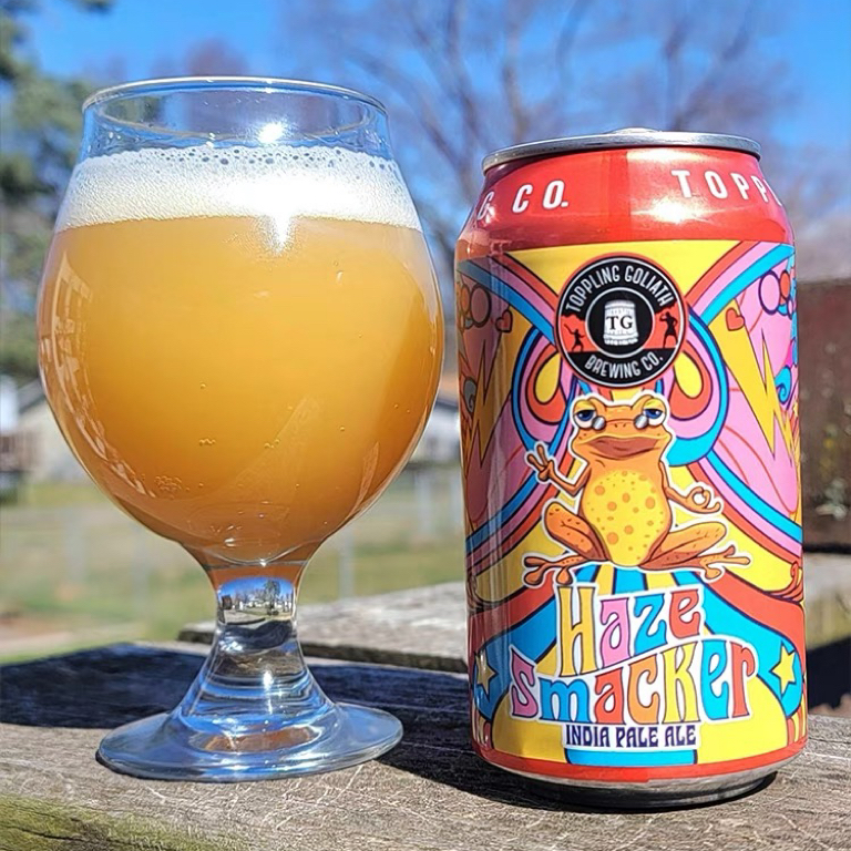 五彩蛙蛙：TOPPLING GOLIATH 击倒巨人 响吻 美式IPA 355ml*6罐 148元包邮