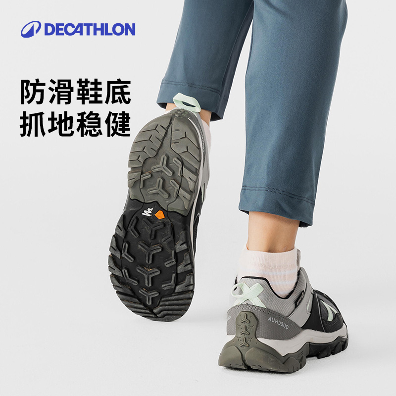 迪卡侬 DECATHLON 儿童青少年防水防滑缓震耐穿儿童防水登山鞋KIDS 199.4元