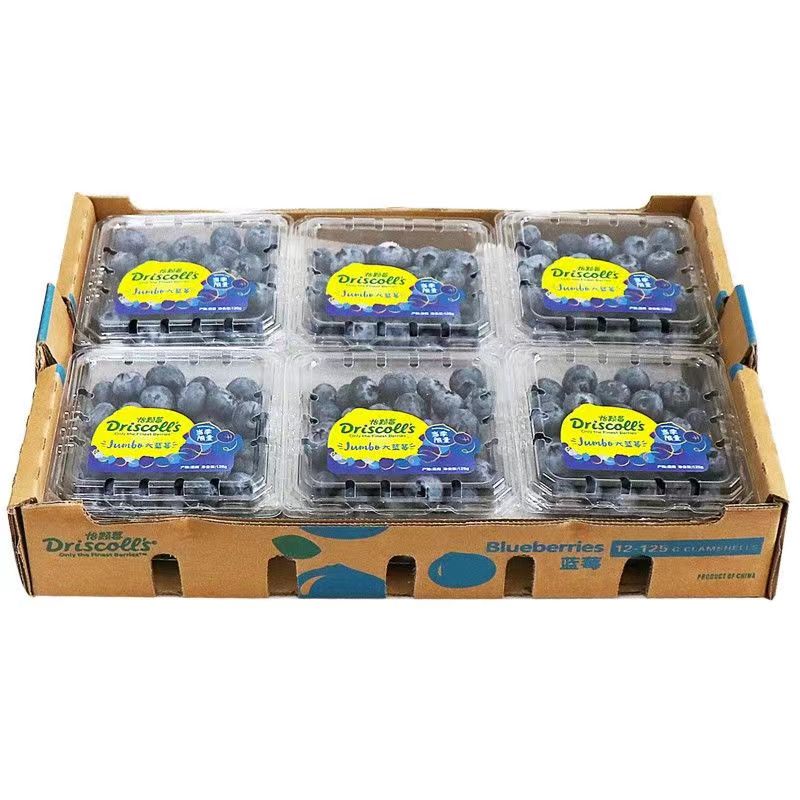 特大果 蓝莓 125g*12盒 果径15-18mm 25.77元（需买3件，需用券）