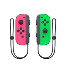 PLUS会员：Nintendo 任天堂 海外版 Joy-con 游戏手柄 电光粉红&光绿 338.4元（需用