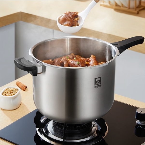 国家补贴：康巴赫 304不锈钢 小红帽100Kpa高压锅 24cm 8L 176.04元（需用券）