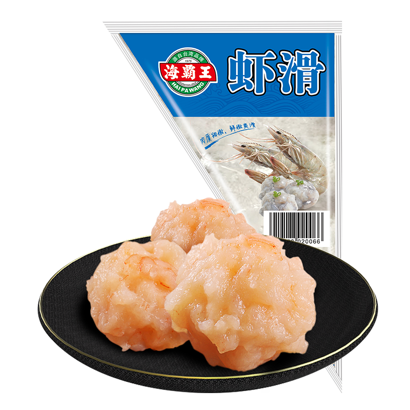 PLUS：海霸王 (89选6) 虾滑 150g 虾滑鱼豆腐鱼籽包香菇贡丸鱼丸撒尿丸牛肉丸