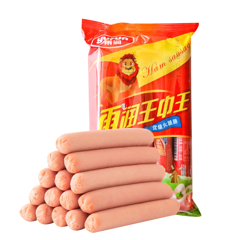 plus会员：雨润 王中王优级火腿肠60g×10支600g *2件 19.3元（9.65元/件、会员