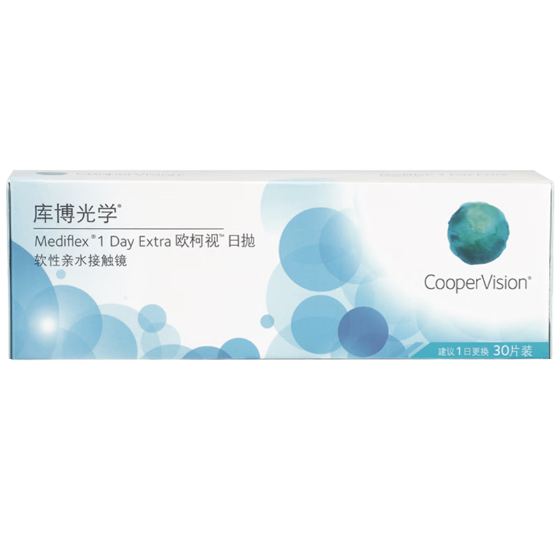 库博光学（coopervision）欧柯视进口透明隐形眼镜日抛30片装 *4件 176元（合每