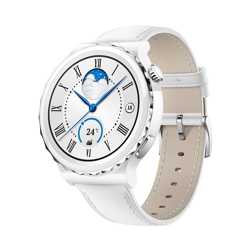HUAWEI 华为 WATCH GT3 Pro 智能手表 43mm 白色真皮表带 1578元（需用券）