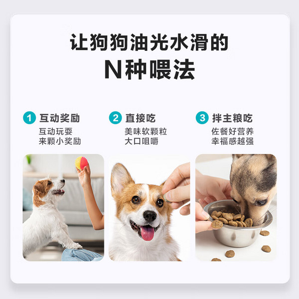 NOURSE 卫仕 狗狗专用 卵磷脂颗粒 220g*2瓶