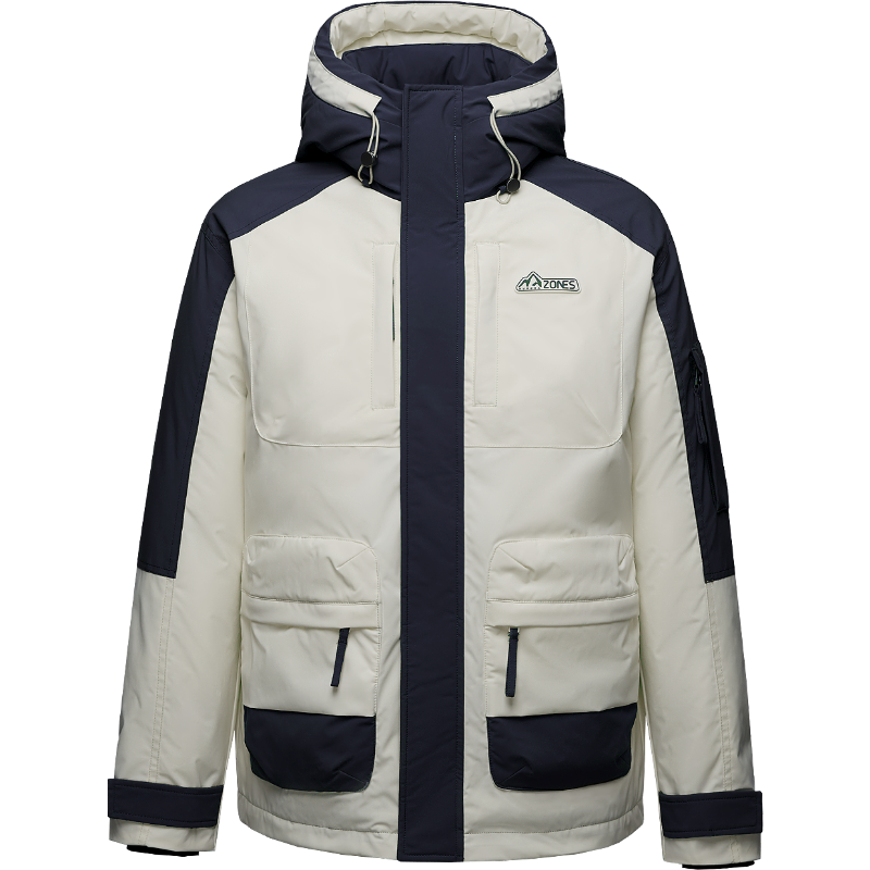 超V：海澜之家 极光鹅绒 防钻绒连帽防风保暖男士羽绒服 曾舜晞同款 352元